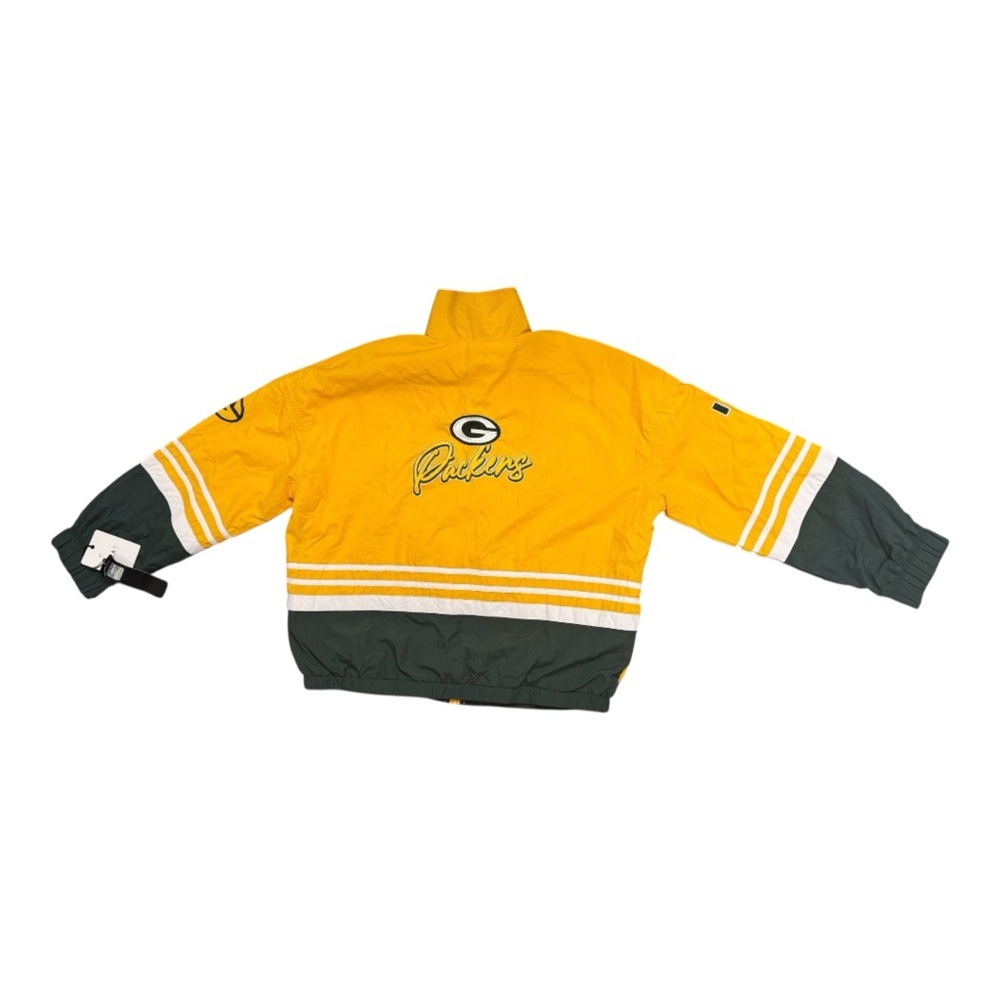 Green Bay Packers WEAR by Erin Andrews Vintage Throwback Windbreaker - Picture 3 of 6
